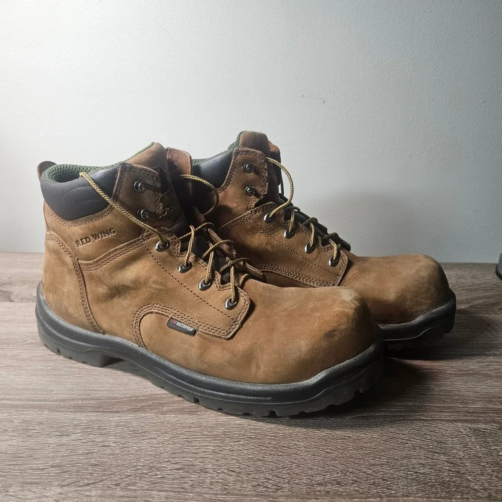Red Wing King Toe 2240 Mens 14 B Brown Leather Waterproof Safety Toe Work Boots